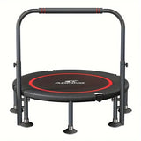 Large Foldable Round Iron Home Fitness Trampoline - InspireLand