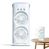 Portable Light Humidifier Double-ended Spray Fan - InspireLand